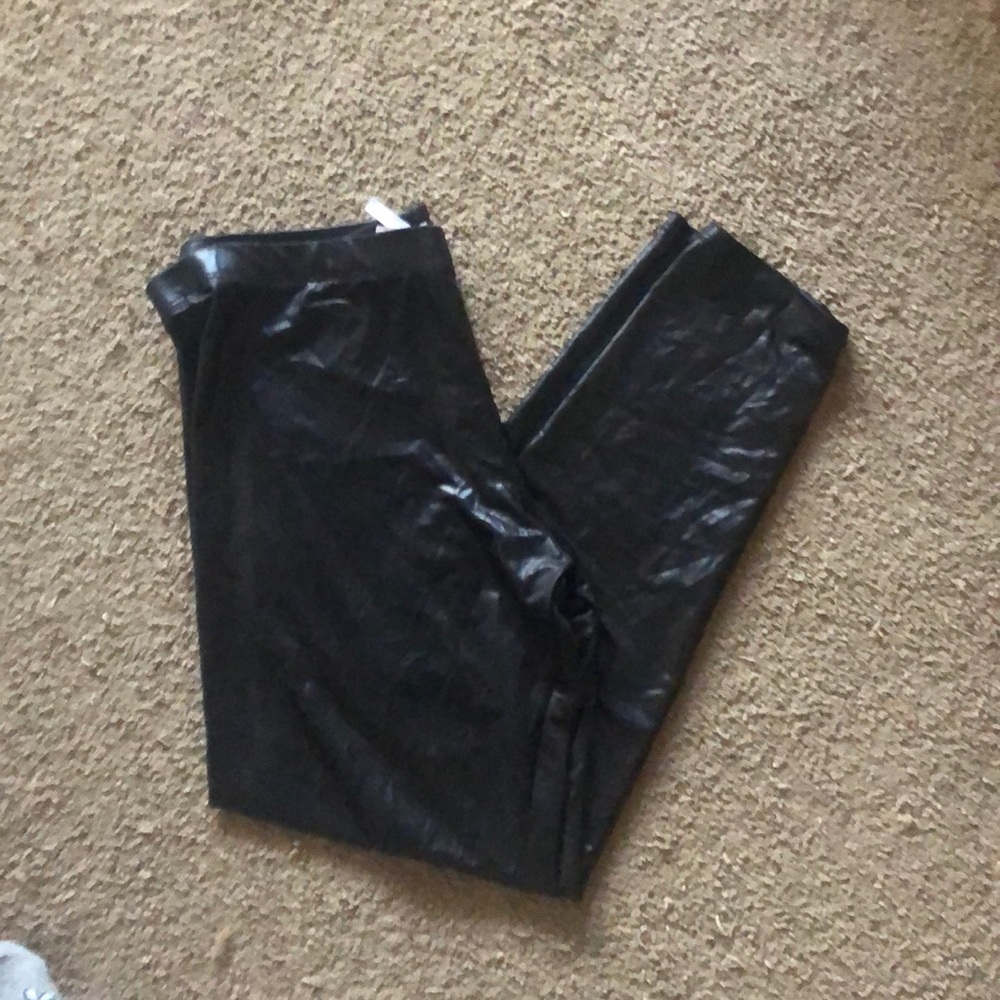 Pleather leggings